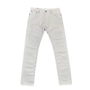 Polo Ralph Lauren Moleskin Pants 34x34 White/Ivory Varick 625 Slim Straight